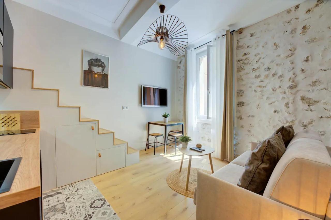 Luxe Duplex Studio Apt/Mezzanine/nr Shops&Cafes Antibes Esterno foto