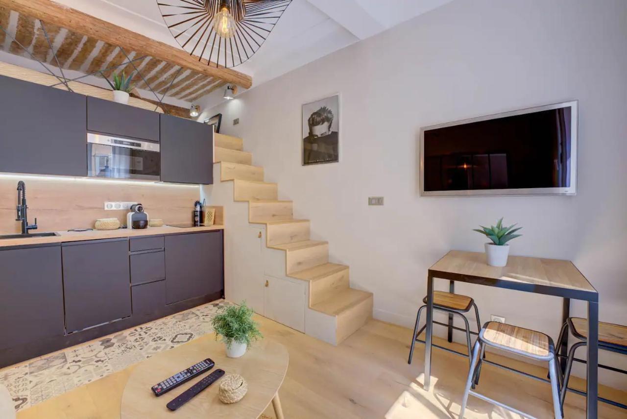 Luxe Duplex Studio Apt/Mezzanine/nr Shops&Cafes Antibes Esterno foto